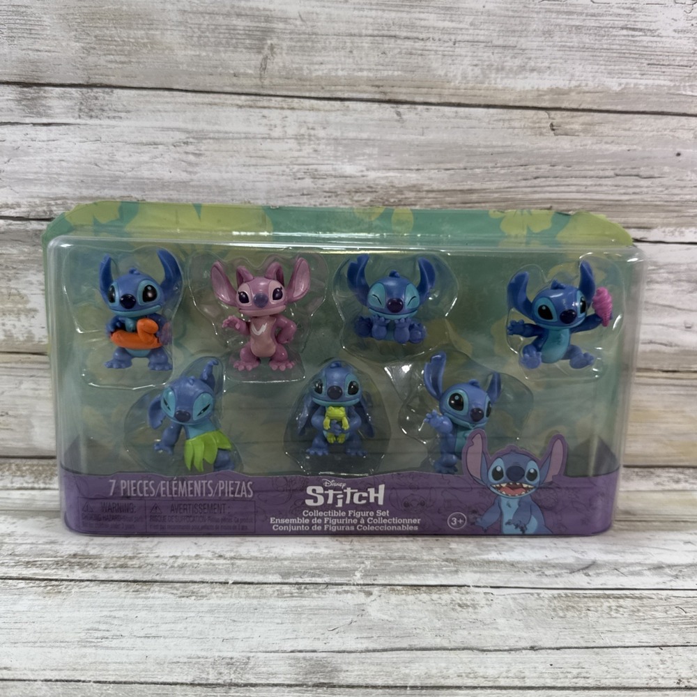 Disney Stitch Collectible Figure Set, 2-inch Figurines, Alien